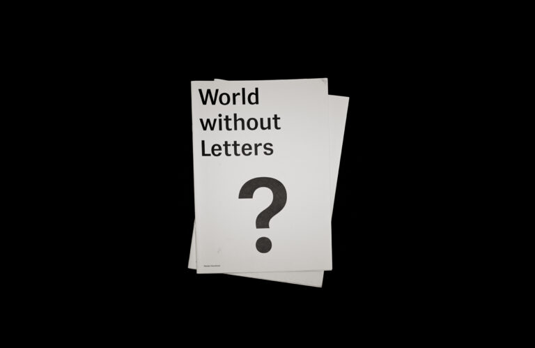 World Without Letters